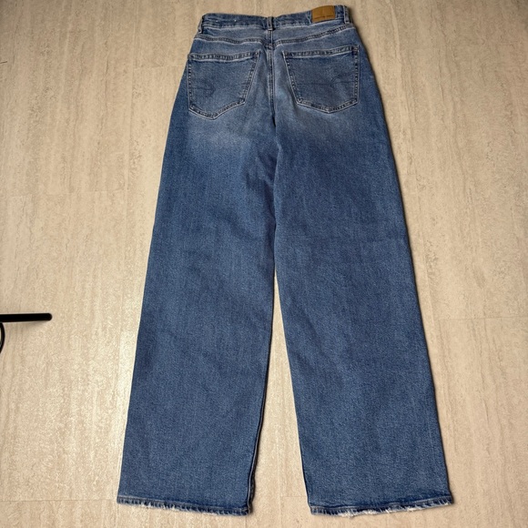 American Eagle jeans strigid curvy super high-waist baggy straight jean - Picture 10 of 12